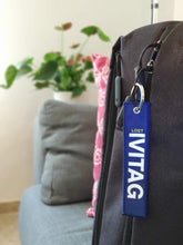 Charger l'image dans la galerie, Flamme Ivitag, Blanc sur Bleu Foncé